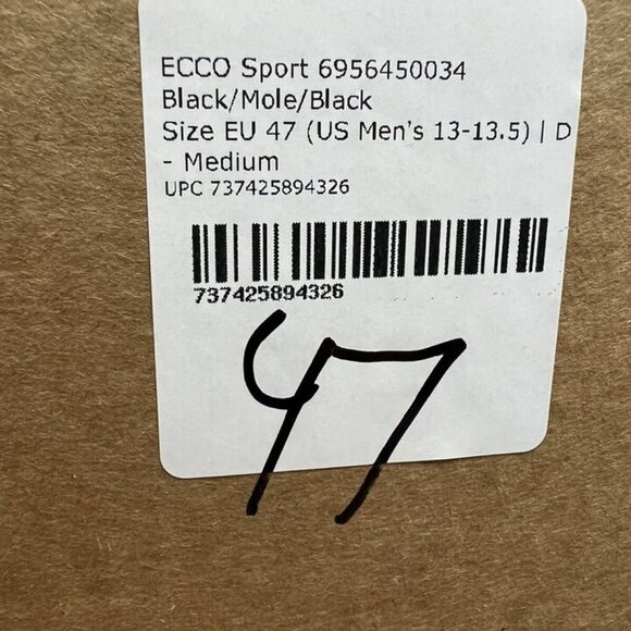 ECCO Mens Yucatan Sandal Black Size EU47 M US13 main image 5